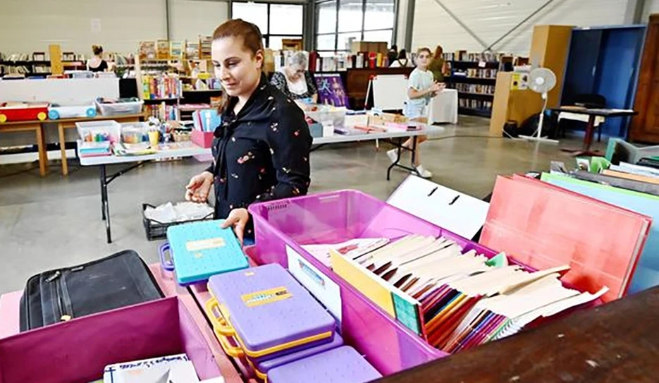 fournitures scolaires Emmaüs